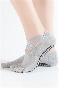 Dame skridsikker ballerina sokker