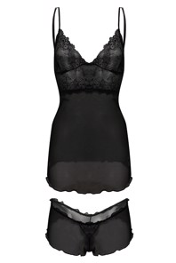 Eva mari chemise natkjole m. hot pants