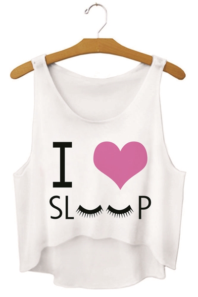 I Love Sleep Sweet Top