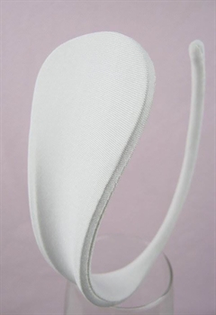 Plain bomulds C-streng, hvid