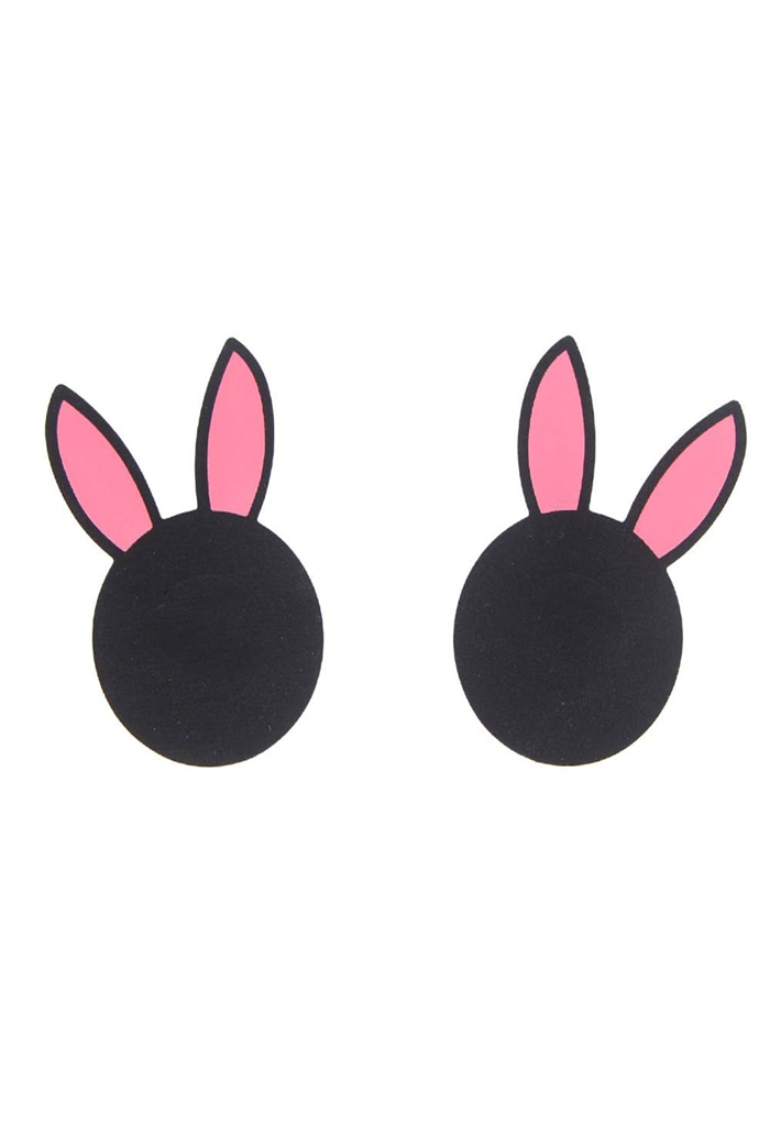Billede af Playboy bunny pasties m. pink kanin øre