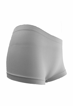 Hotpants shorts trusser, hvid [Siden]