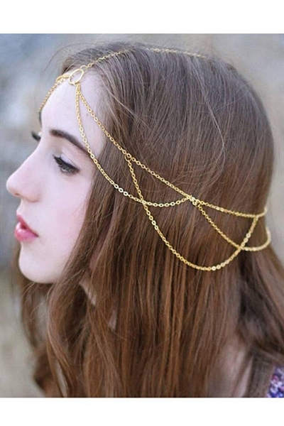 Hår smykkekæde