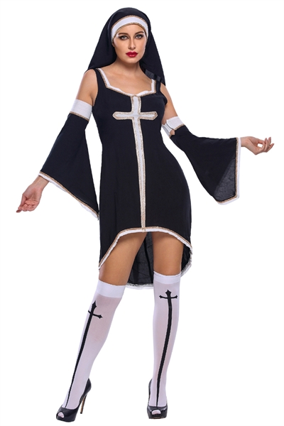 Frække Nonne kostume